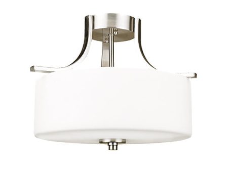 Brockhurst 2-Light Semi Flush Mount Supply