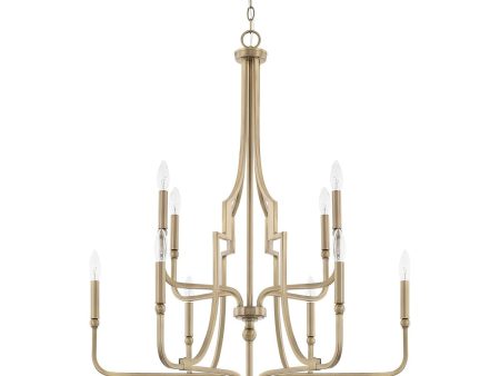 Dawson 10-Light Chandelier Online now