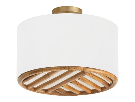 Soleil 3-Light Semi Flush Mount Online