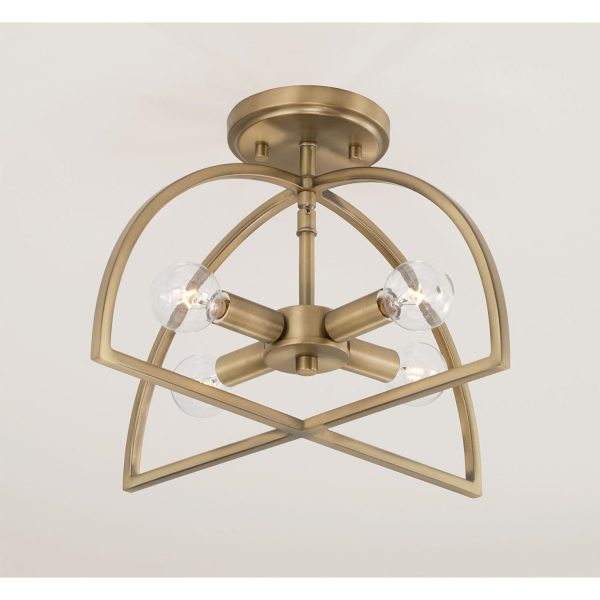 Lawson 4-Light Semi Flush Mount Online Sale