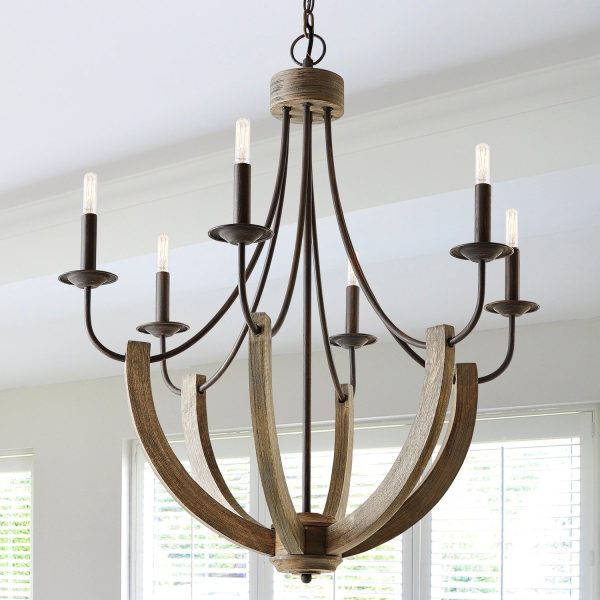 Tybee 6-Light Chandelier Online Sale