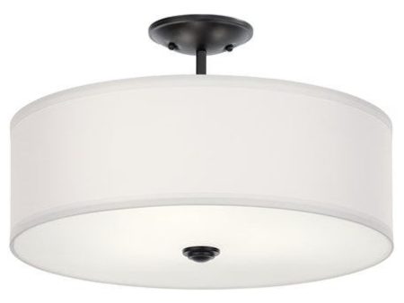 Shailene 18  3-Light Round Semi Flush Hot on Sale