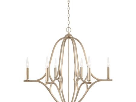 Claire 6-Light Chandelier Online now