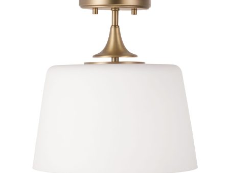 Presley 1-Light Semi Flush Mount Online Sale