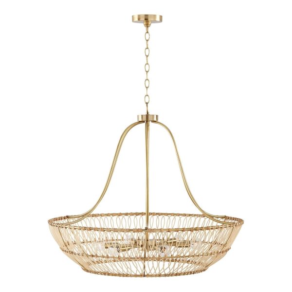 Wren 6-Light Chandelier Supply