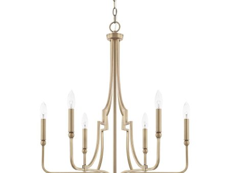 Dawson 6-Light Chandelier For Sale