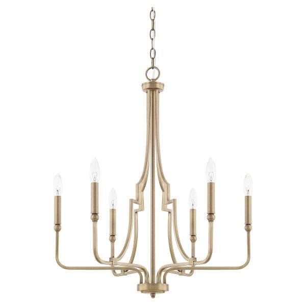 Dawson 6-Light Chandelier For Sale