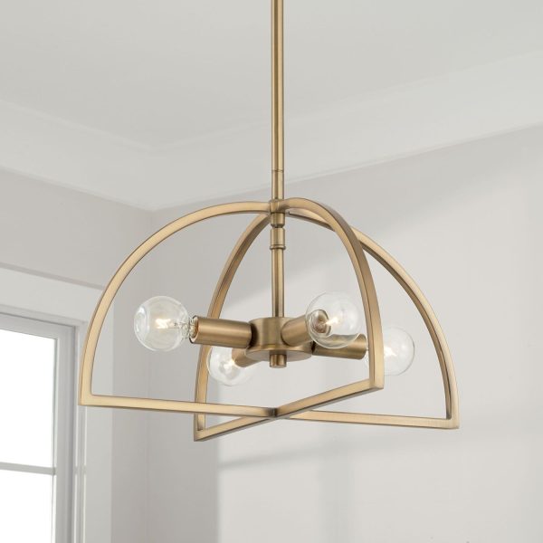 Lawson 4-Light Semi Flush Mount Online Sale