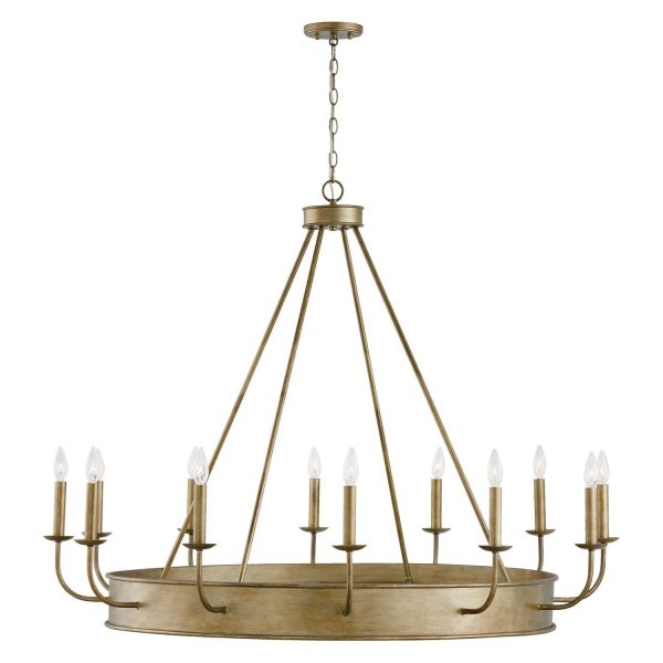 Nole 12-Light Chandelier For Discount