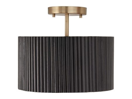 Donovan 1-Light Semi Flush Mount Supply