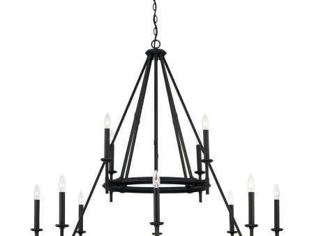 Ogden 12-Light Chandelier Online now