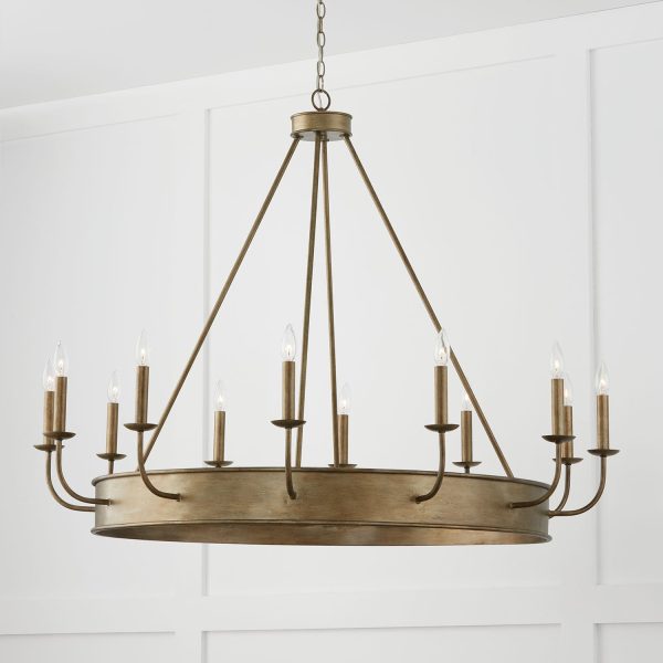 Nole 12-Light Chandelier For Discount