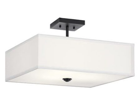 Shailene 18  3-Light Square Semi Flush on Sale