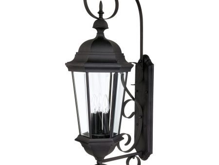 Carriage House 3-Light Outdoor Wall Lantern Fashion