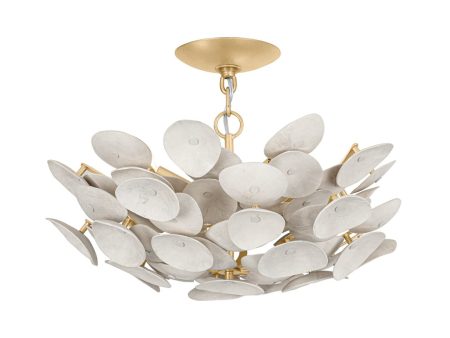 Aimi 3-Light Semi Flush Cheap