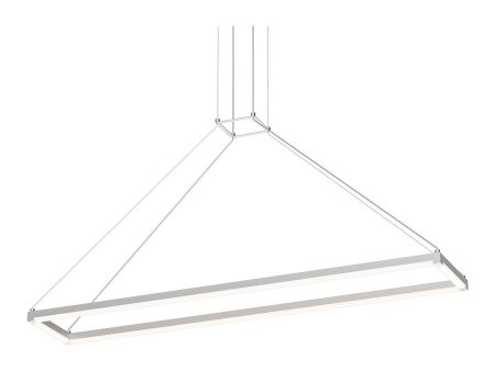 Stix Rectangle 47  x 9  LED Pendant For Sale