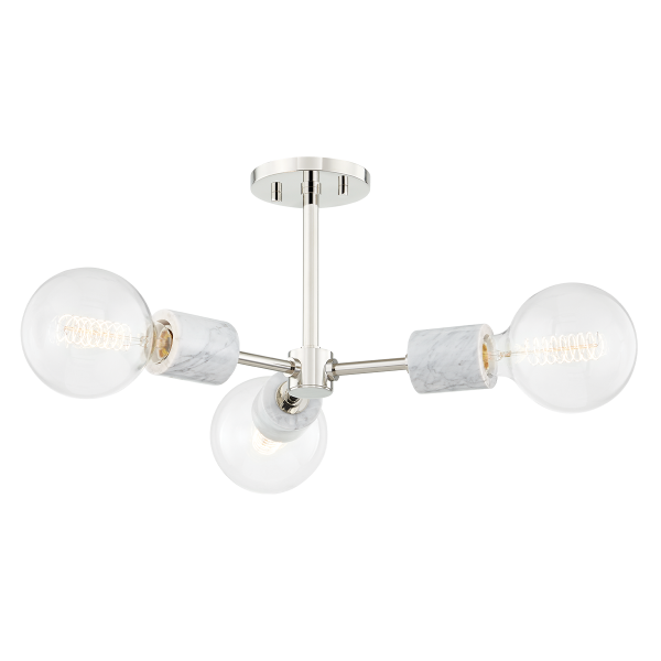 Asime 3-Light Semi Flush Mount Fashion