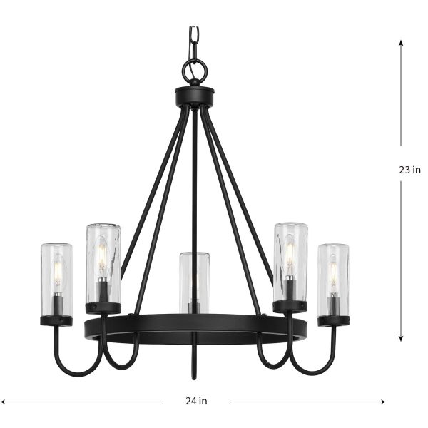 Swansea 5-Light Outdoor Chandelier Online Sale