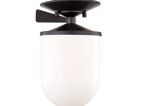 Audrey 1-Light Small Semi Flush Mount Hot on Sale