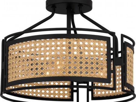 Priya 3-Light Semi Flush Mount Cheap