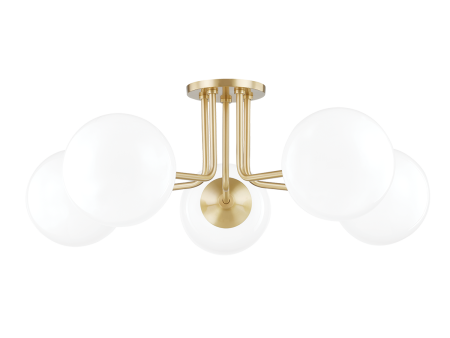 Stella 5-Light Semi Flush Mount For Cheap