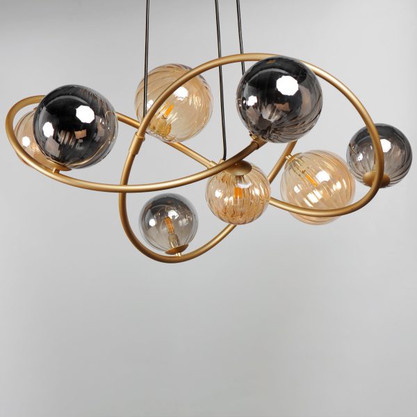 Planetary 8-Light LED Chandelier Online Hot Sale