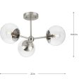 Atwell 3-Light Close-to-Ceiling Supply