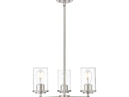 Thayer 3-Light Chandelier Online now