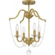 Sunday 4-Light Semi Flush Mount Fashion