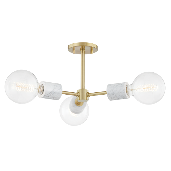 Asime 3-Light Semi Flush Mount Fashion