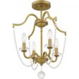 Sunday 4-Light Semi Flush Mount Fashion