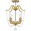 Sunday 4-Light Semi Flush Mount Fashion