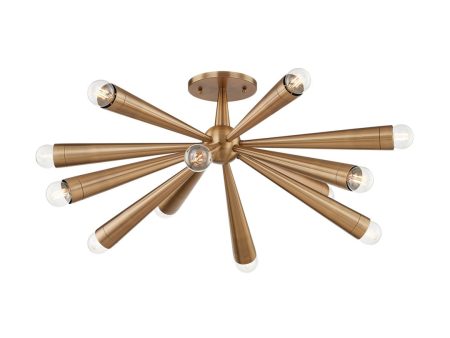 Keanu 12-Light Semi Flush Mount Online Sale