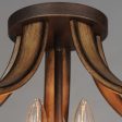 Basque 3-Light Semi-Flush Mount Online Sale