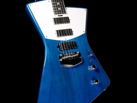 Ernie Ball Music Man Ball Family Reserve St. Vincent Signature Electric Guitar Transparent Blue For Discount