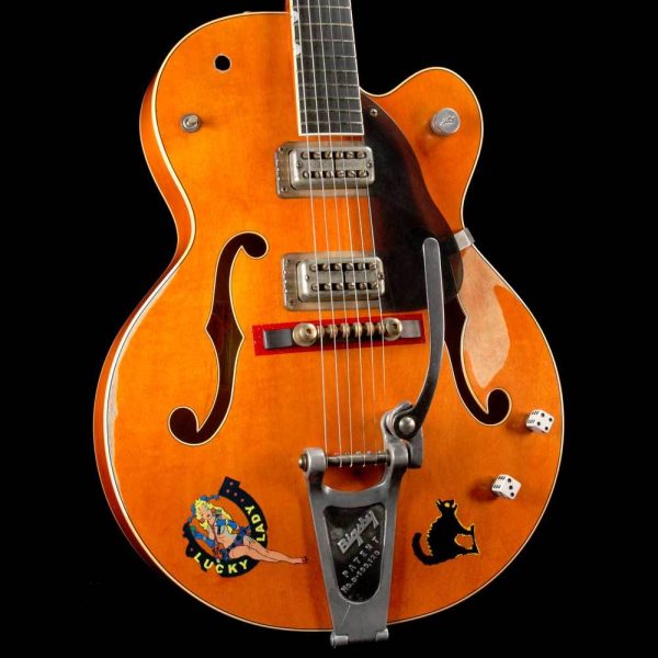 Gretsch Custom Shop G6120SSC Brian Setzer Tribute Masterbuilt Vintage Western Maple Stain 2007 Online Hot Sale