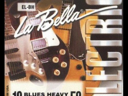 La Bella Nickel Plated Roundwound Strings (Blues Heavy 12-52) Hot on Sale