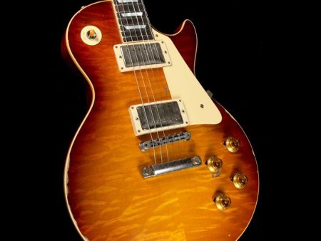 Gibson Custom Shop 1959 Les Paul Standard Brazilian Rosewood Fretboard Sunrise Tea Burst Online Sale