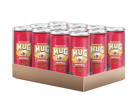 Mug Sarsaparilla Carbonated Drink Can 320ml x 12 Online Sale