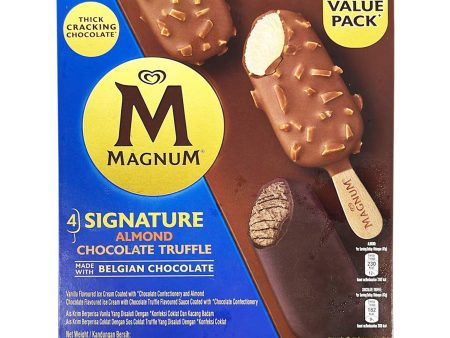 Walls Magnum Almond & Truffle Multipack 80ml x 4 Discount