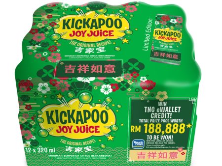 Kickapoo Carbonated Drink Can 320ml x 12 Cheap