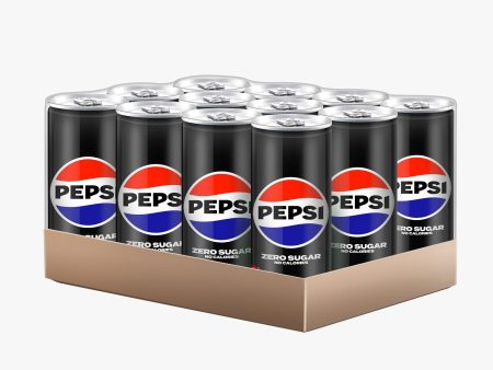 Pepsi Black Carbonated Drink 320ml x 12 Online Hot Sale